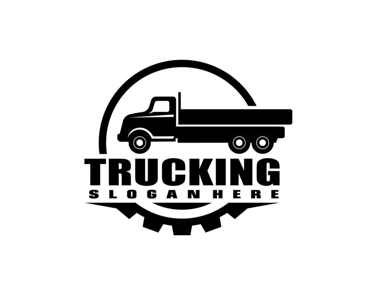 vervoer vrachtvervoer logistiek logo vector