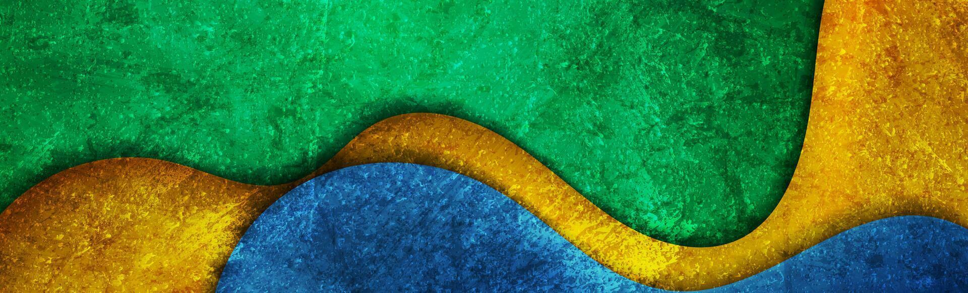 contrast kleurrijk grunge golven abstract achtergrond vector