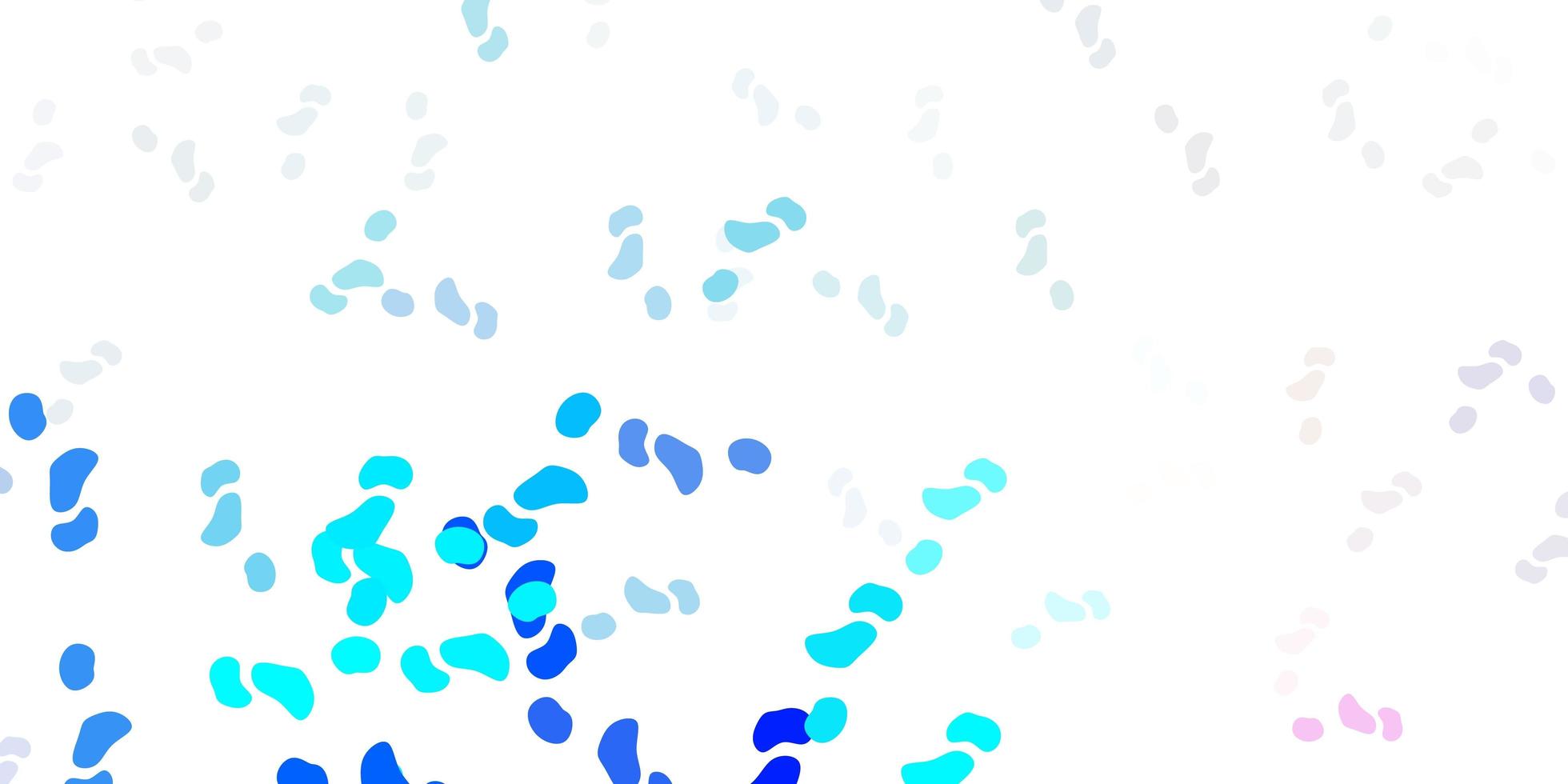 lichtroze, blauw vectorpatroon met abstracte vormen. vector