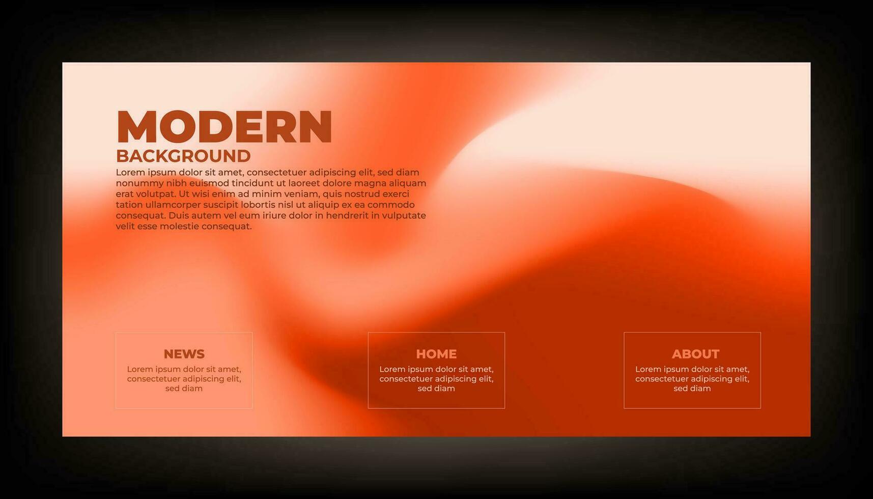 modern achtergrond ontwerp met helling en graan textuur. minimalistische helling achtergrond met meetkundig vormen voor website ontwerp, landen bladzijde, behang, banier, poster, folder, en presentatie vector