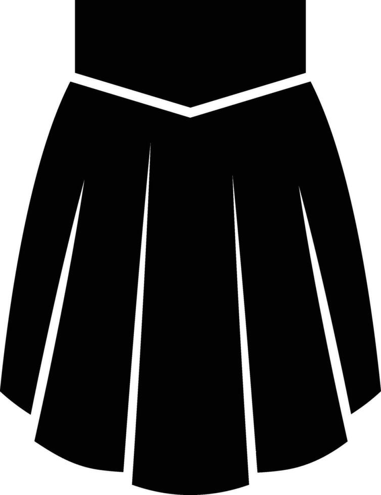 Dames, vrouw, Dames rok icoon vector