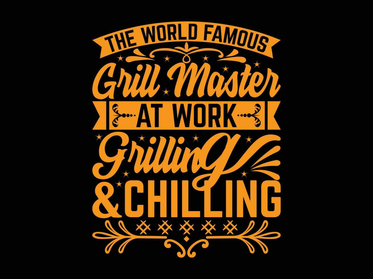 bbq typografie ontwerp vector