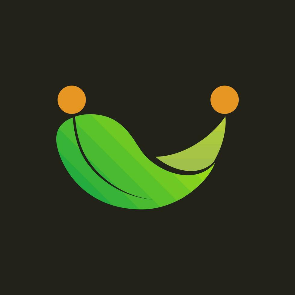 logo ecologisch milieu icoon, groen vector