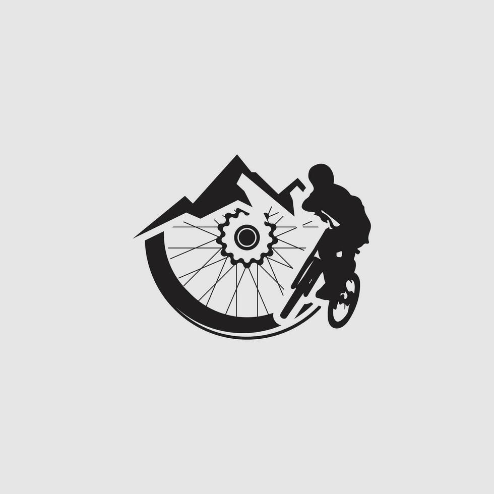 mountainbike-logo vector