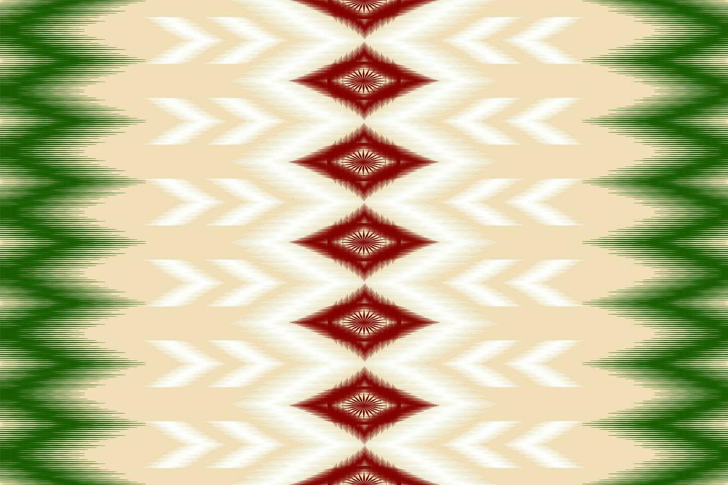 ikat paisley naadloos patroon, traditioneel naadloos patroon, geel achtergrond. aztec stijl, borduurwerk, abstract, vector, ontwerp illustratie voor textuur, kleding stof, afdrukken. vector