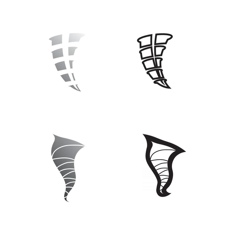 tornado symbool vector illustratie wind vector logo pictogram decorontwerp illustratie