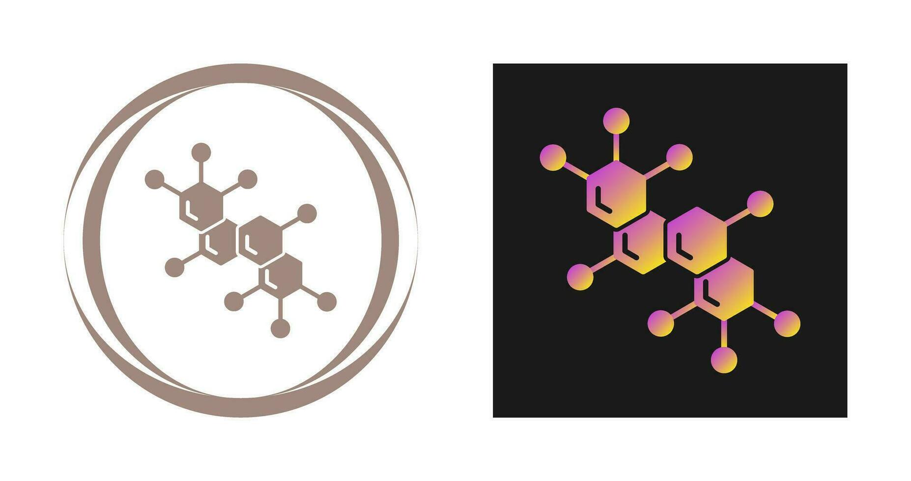 molecuul vector pictogram