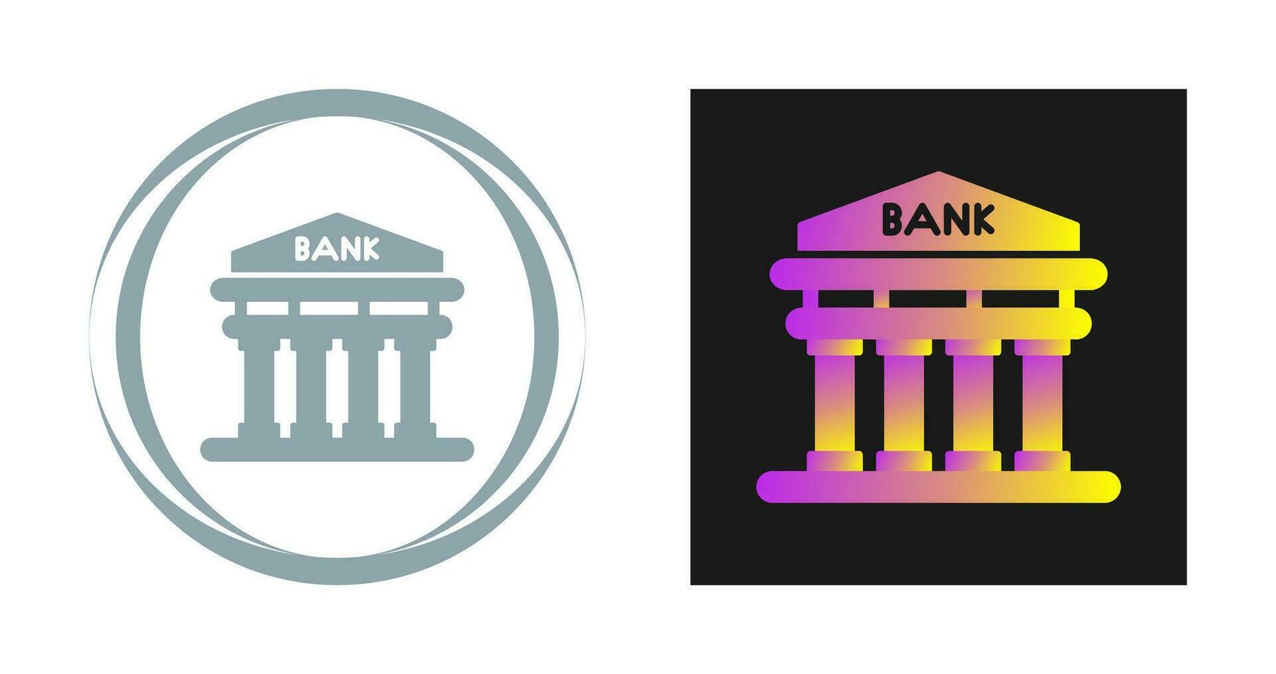 bank vector pictogram