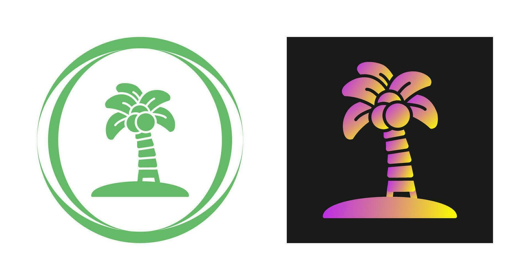 palm boom vector icoon