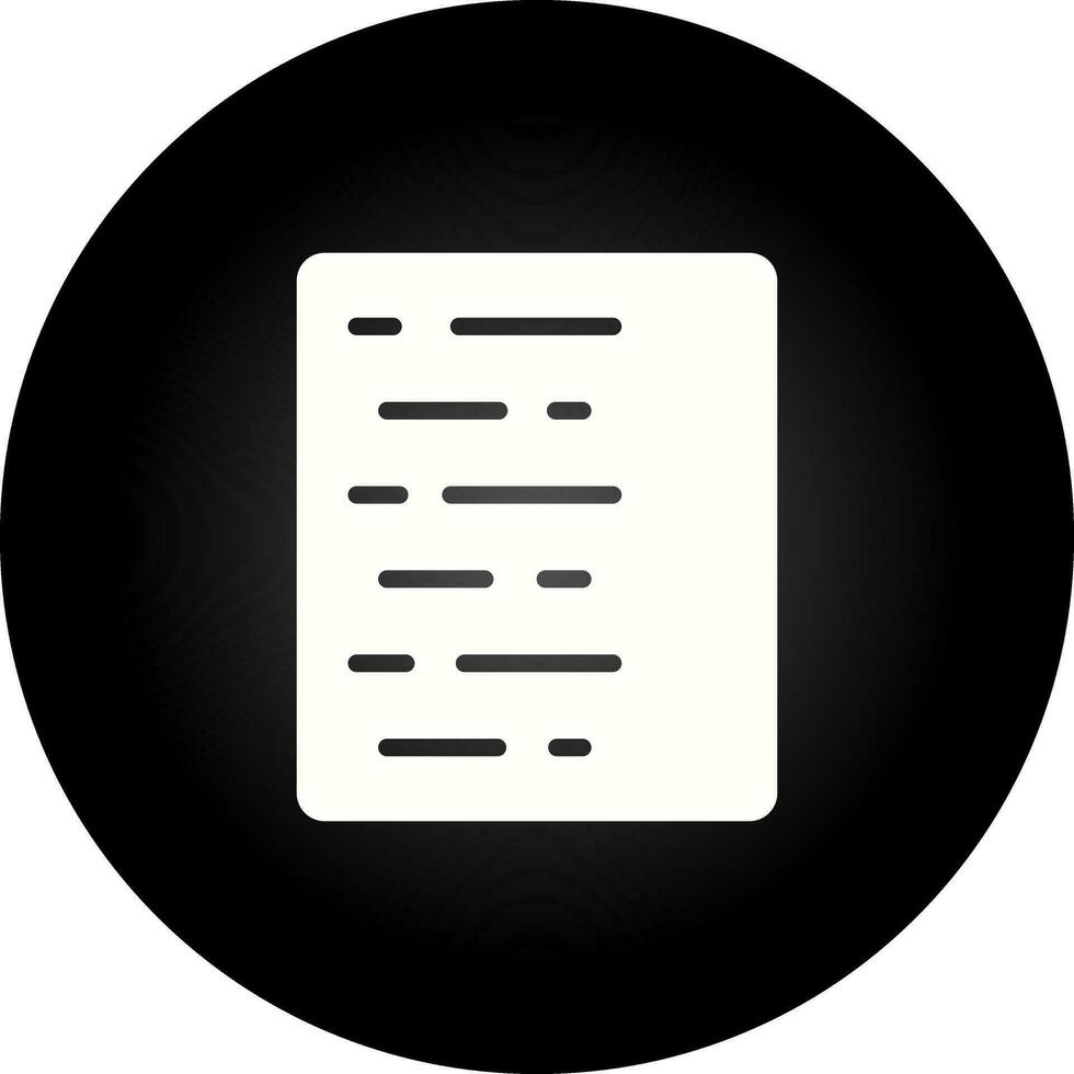 document uitlijnen links vector icoon