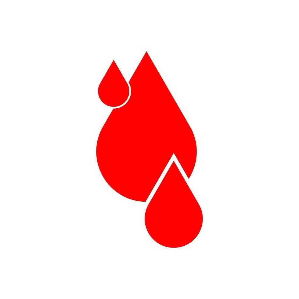 menselijk bloed logo sjabloon vector icoon illustratie ontwerp Aan wit achtergrond.
