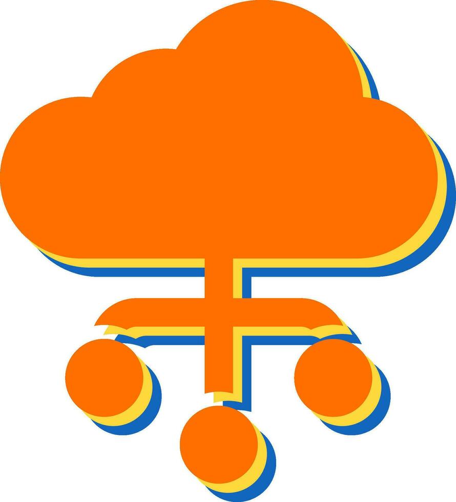 cloud computing vector icon