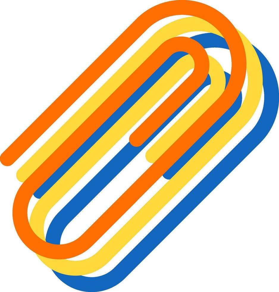 paperclip vector pictogram