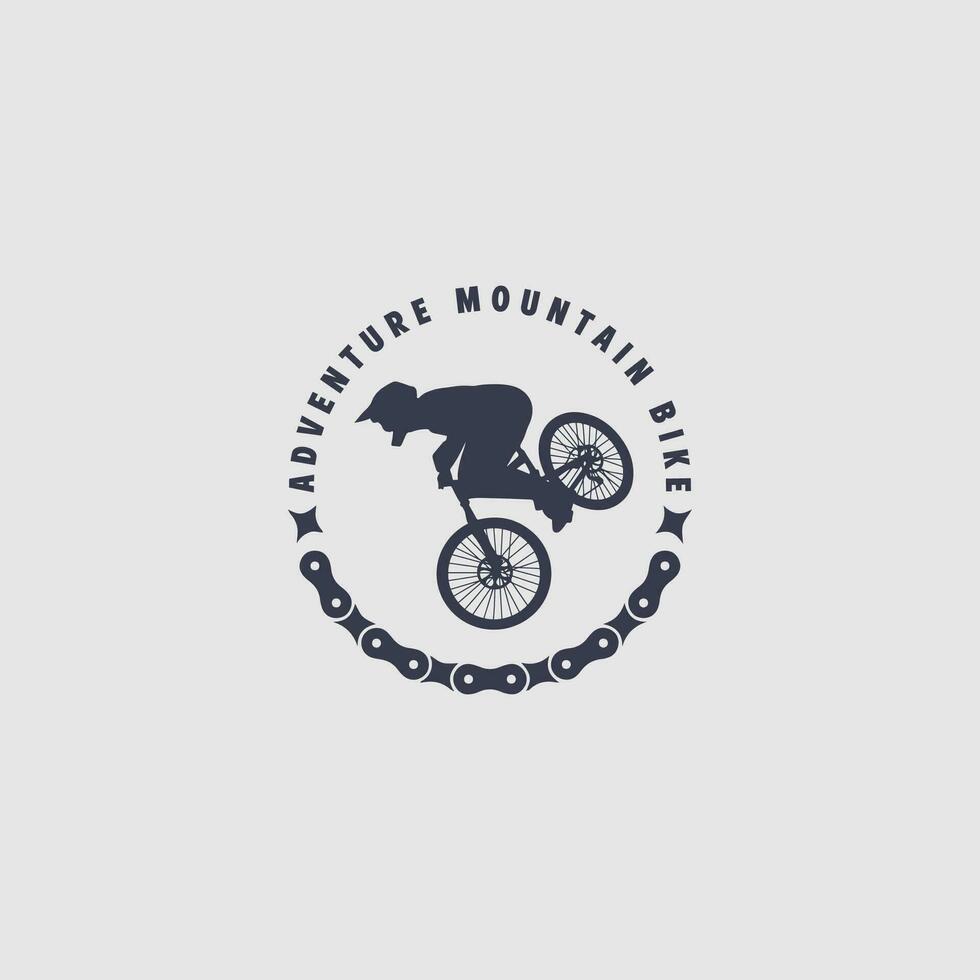 mountainbike-logo vector