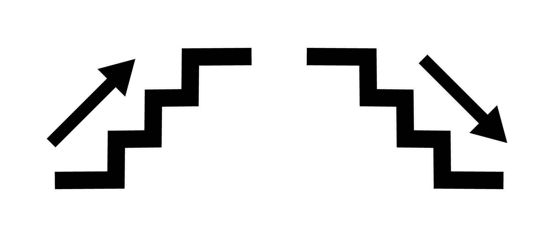 boven en beneden pictogrammen set. vector. vector