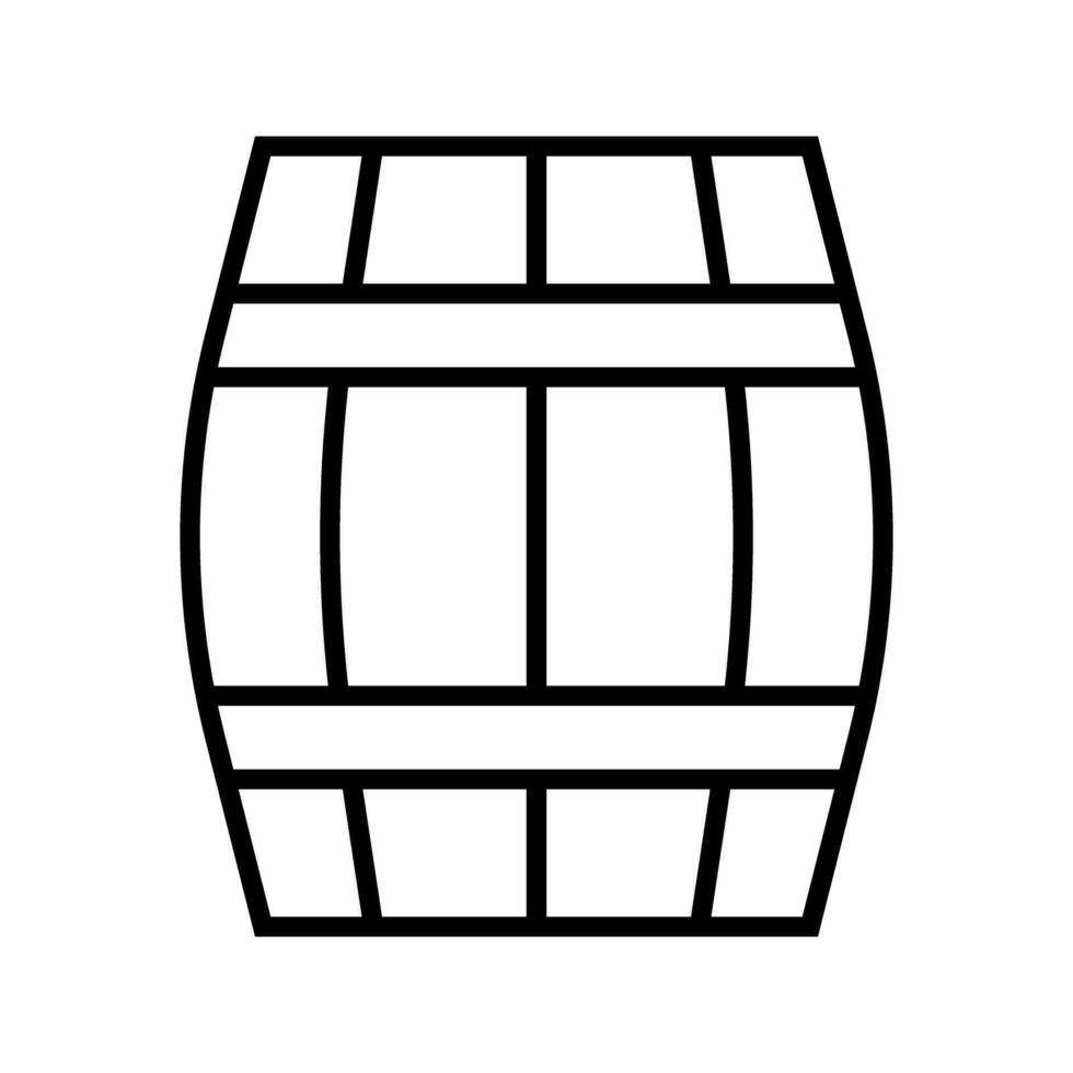 gemakkelijk vat icoon. container. vector. vector