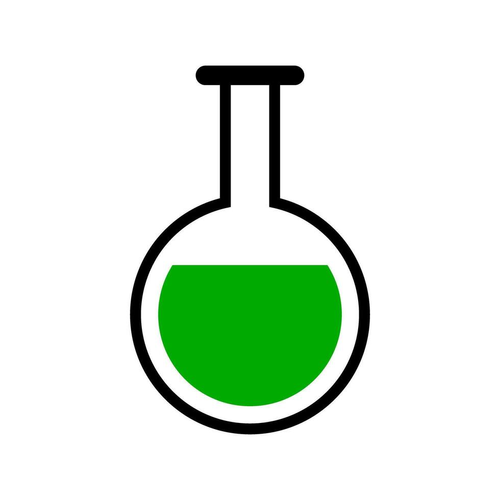 fles icoon met chemisch vloeistof. vector. vector