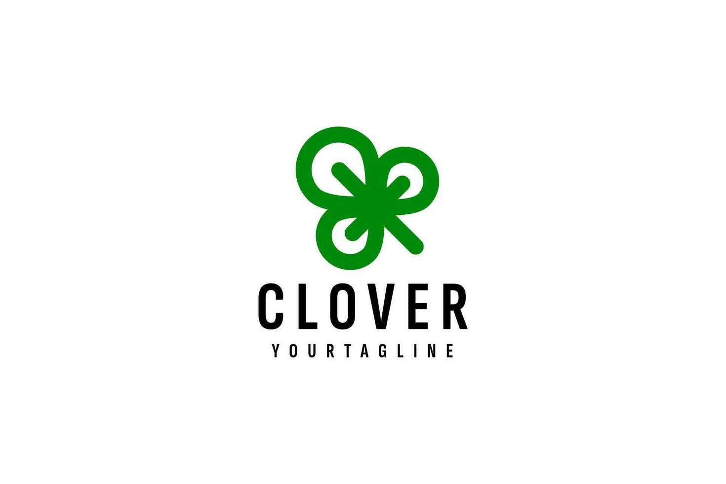 Klaver logo vector icoon illustratie