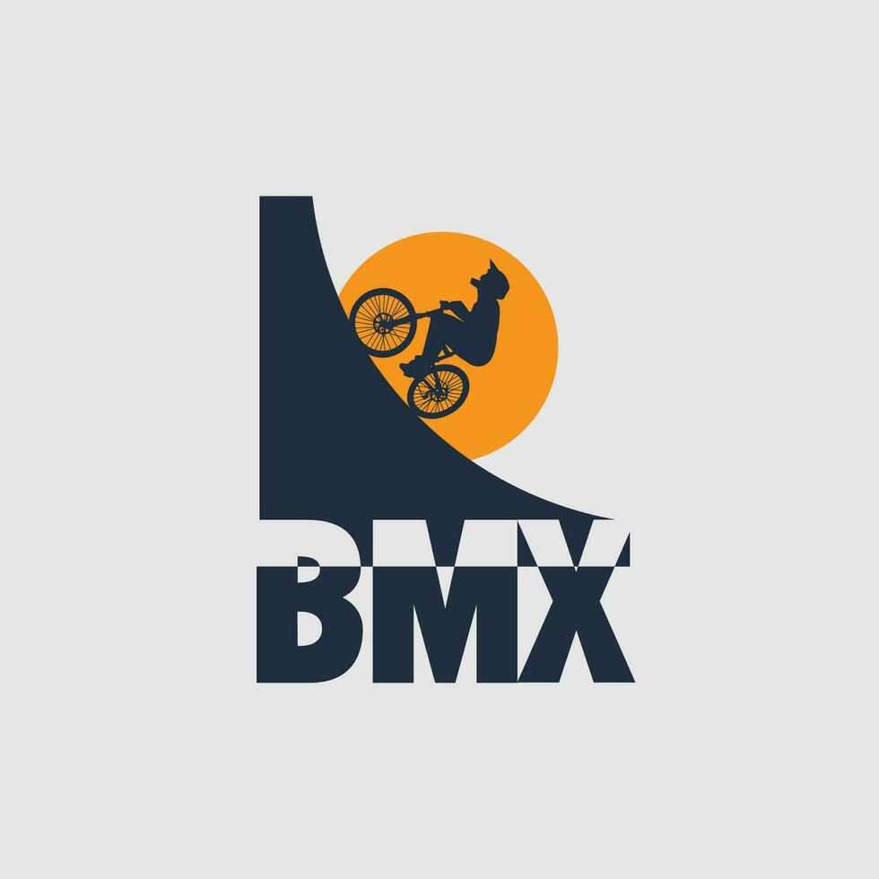 mountainbike logo vector