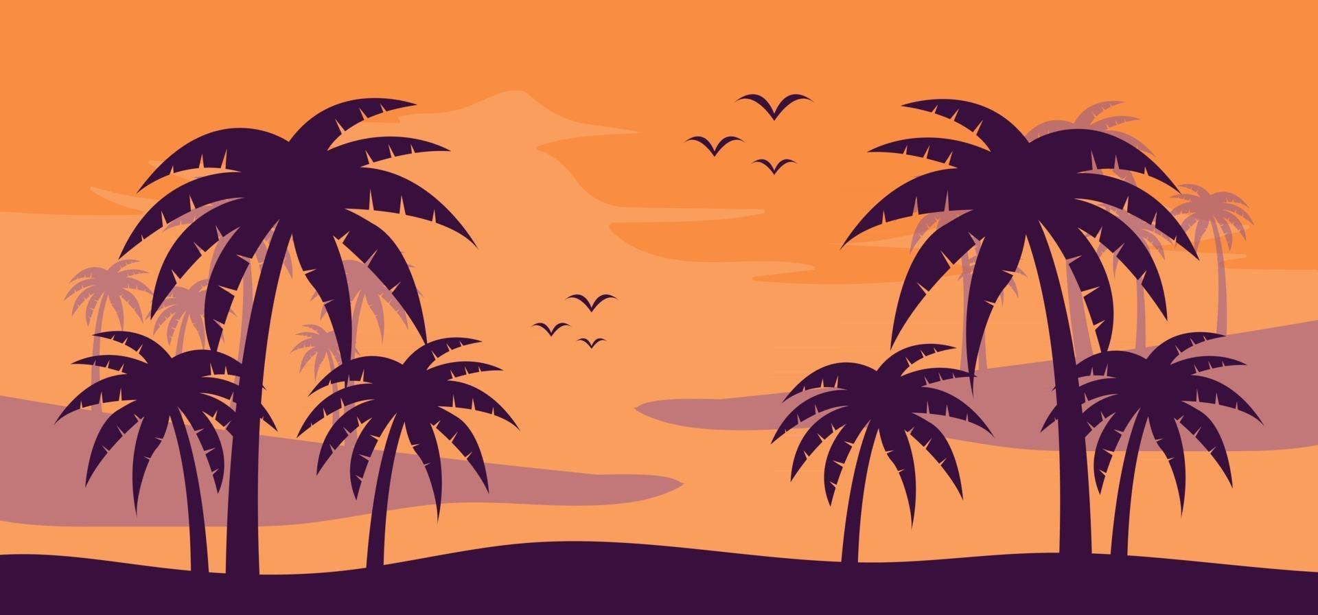 zomer banner sjabloon vectorillustratie voor sociale media vector
