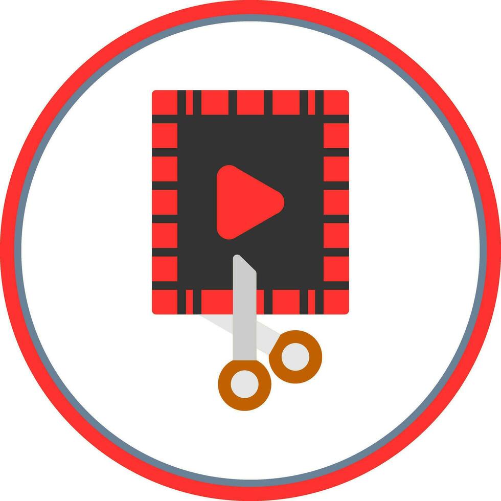 video editor vector icoon ontwerp