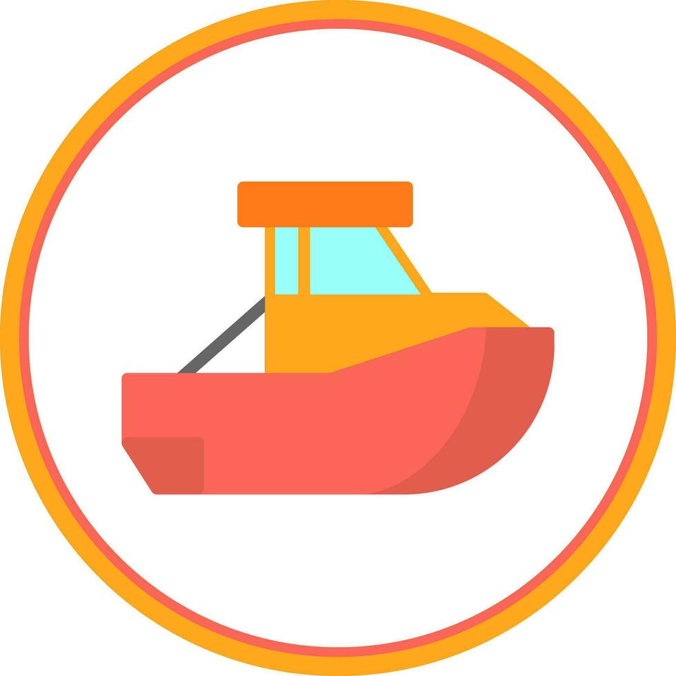 speelgoed- boot vector icoon ontwerp