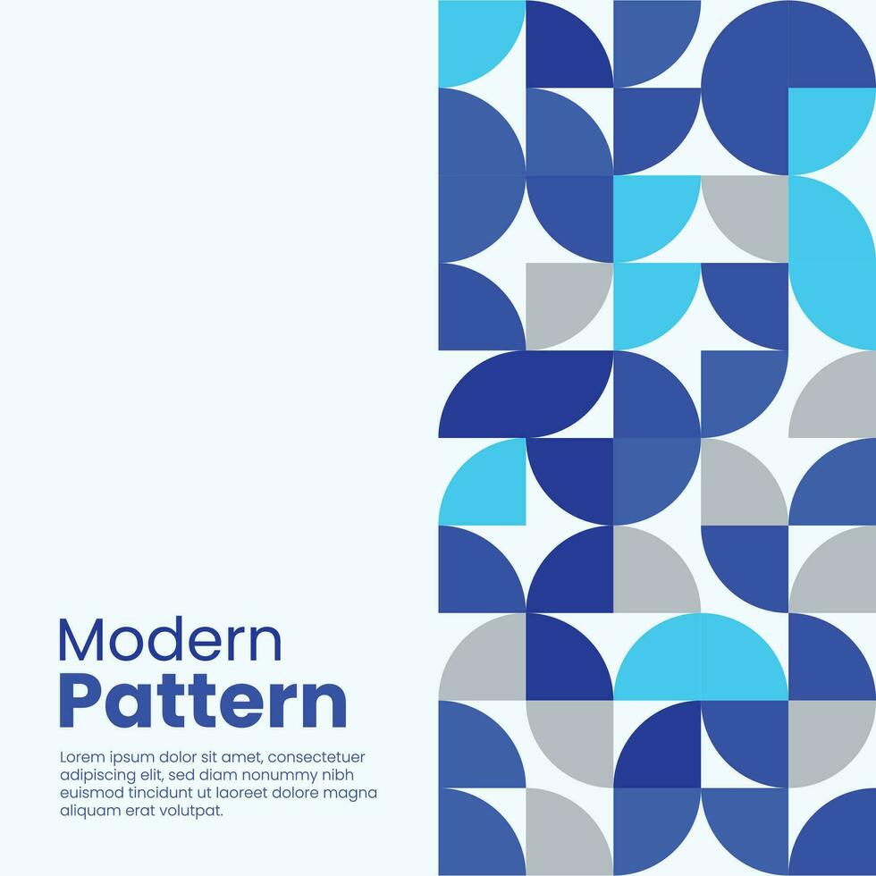 modern patroon sociaal media Hoes ontwerp vector