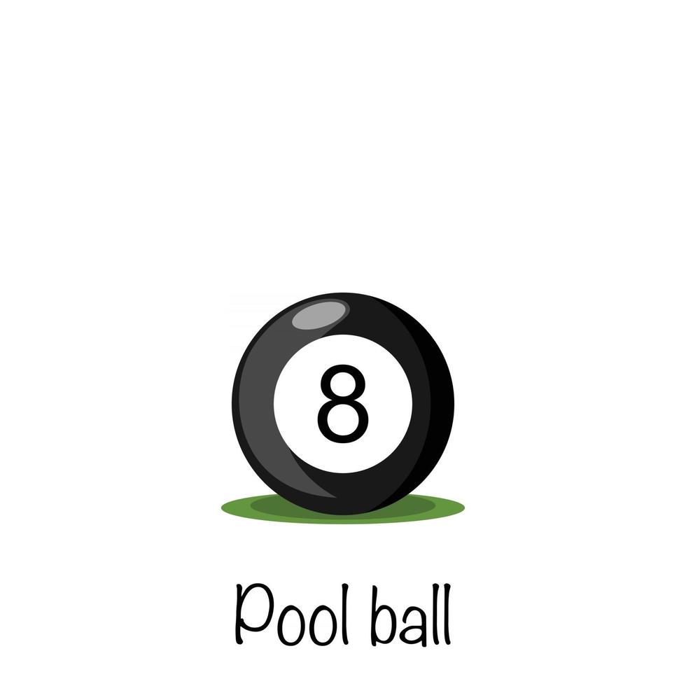 pool 8 bal vector