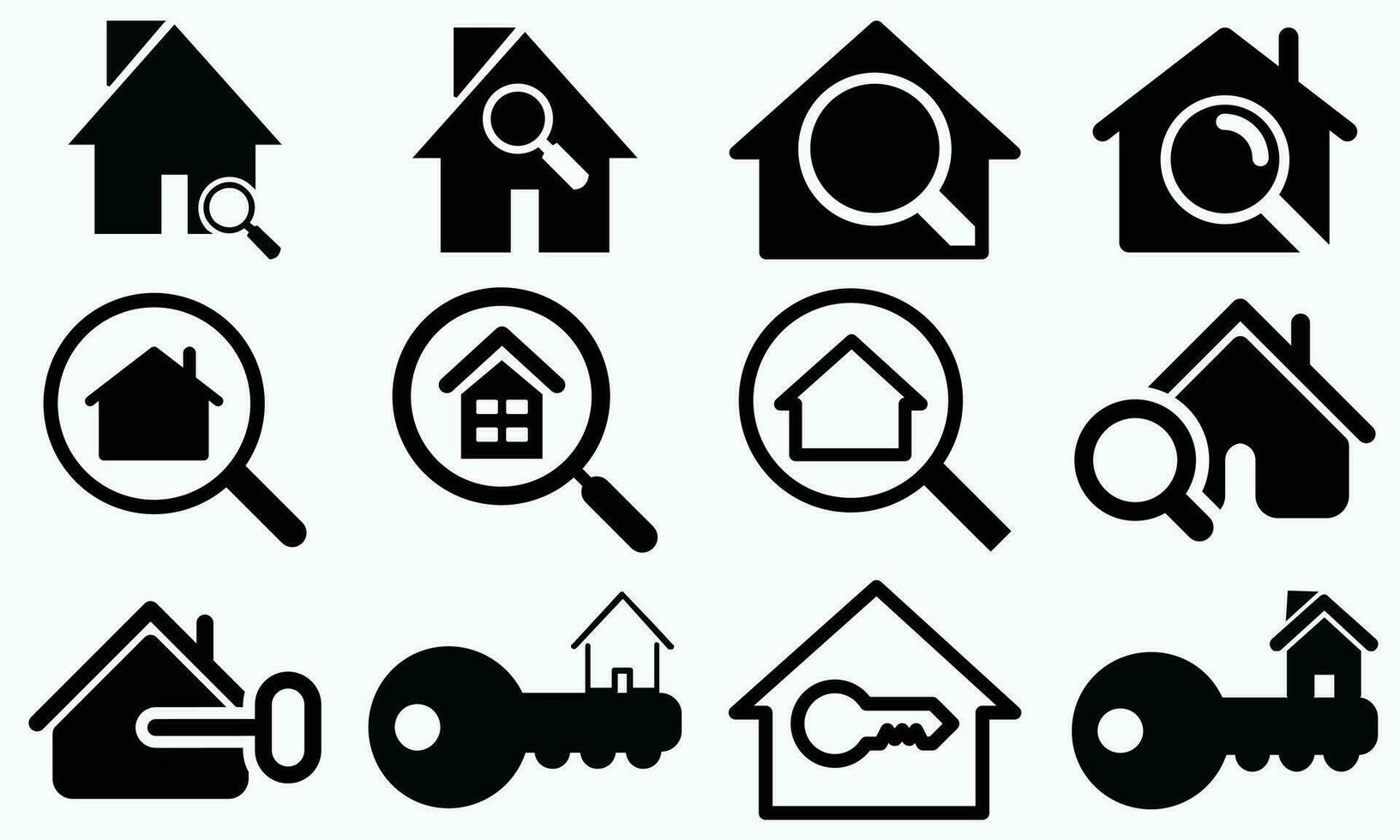 huis icoon set. huis vector illustratie symbool. huis pictogrammen teken, huis en huis gemakkelijk symbolen, huizen pictogrammen reeks
