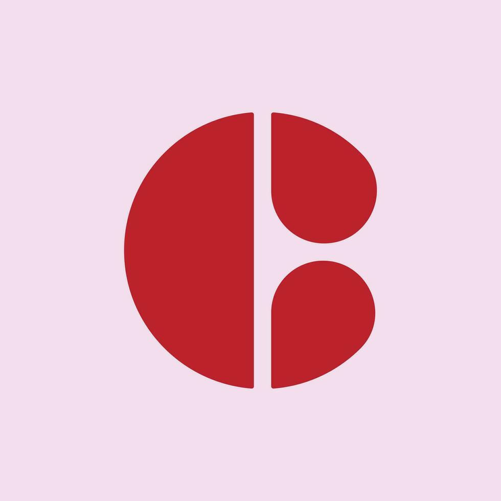 c logo kan worden gebruik voor icoon, teken, logo vector