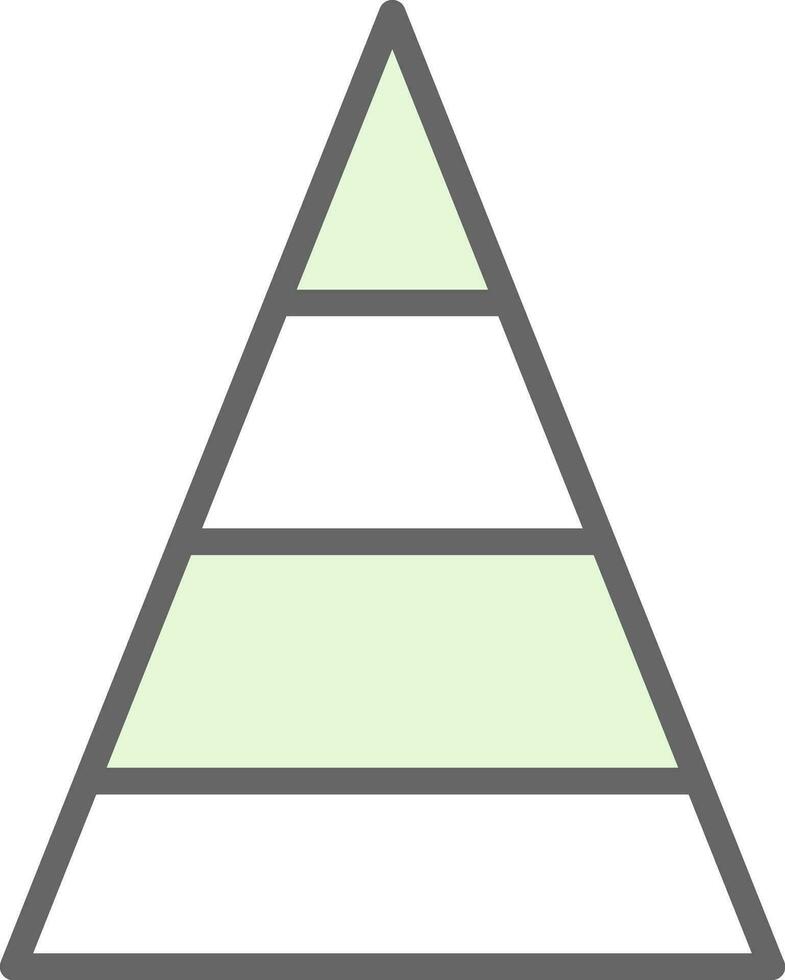 piramide vector icoon ontwerp