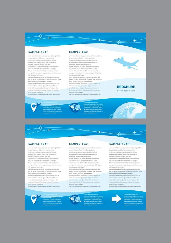 vector brochure lay-out ontwerp