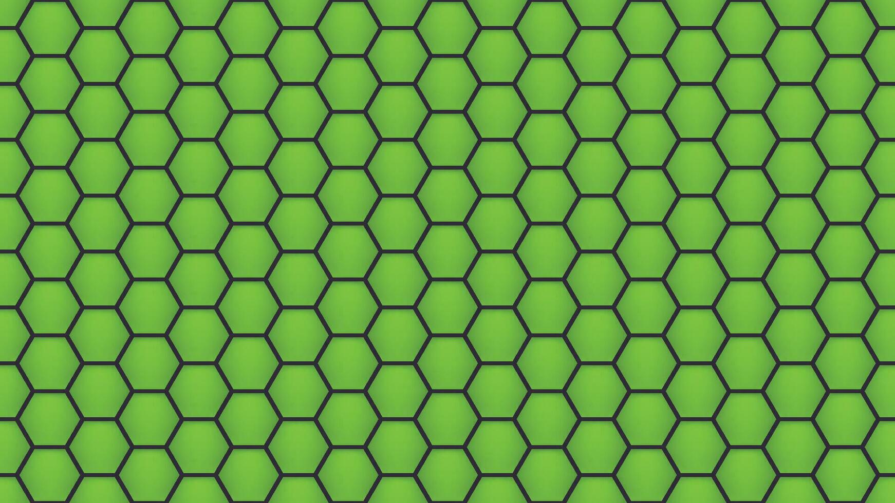 groen honingraat achtergrond vector