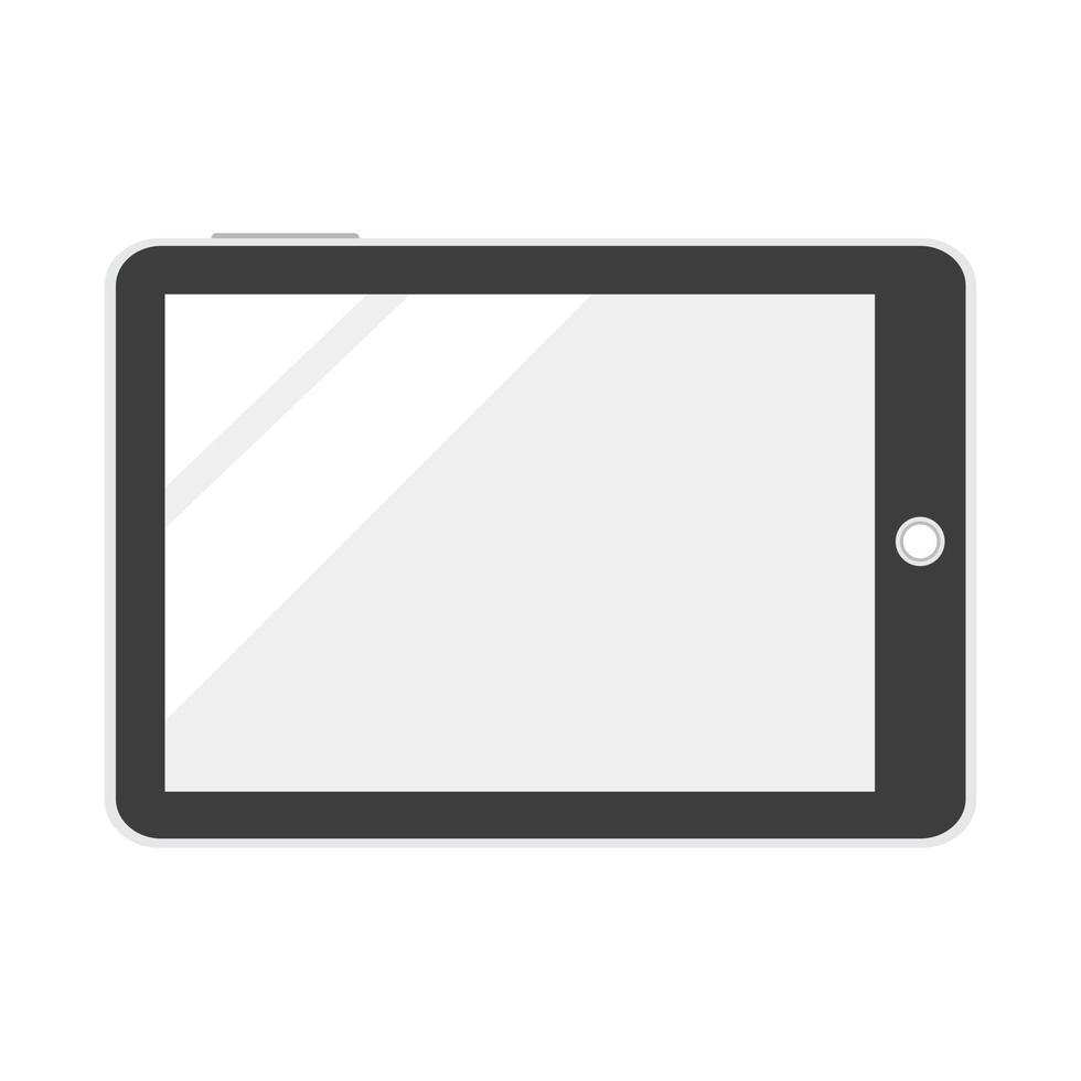 cartoon vector illustratie geïsoleerde object elektronisch gadget tablet