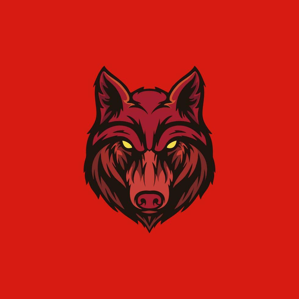 het beste illustratie van wild wolf voor mascotte, logo of sticker vector