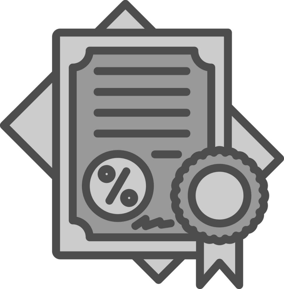 certificaat vector icoon ontwerp