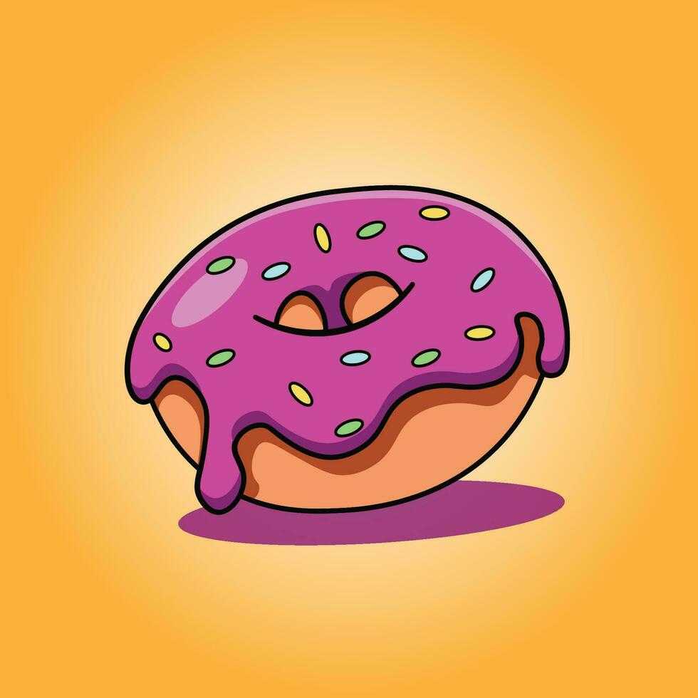 donut vectorillustratie vector