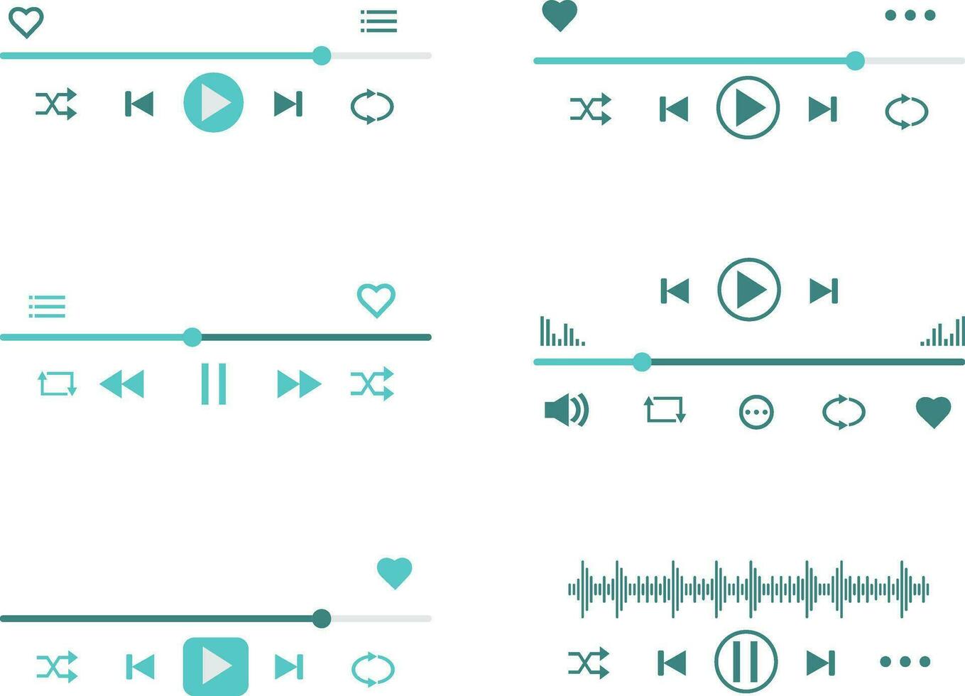 muziek- speler icoon bedekking in vector. digitaal technologie vector