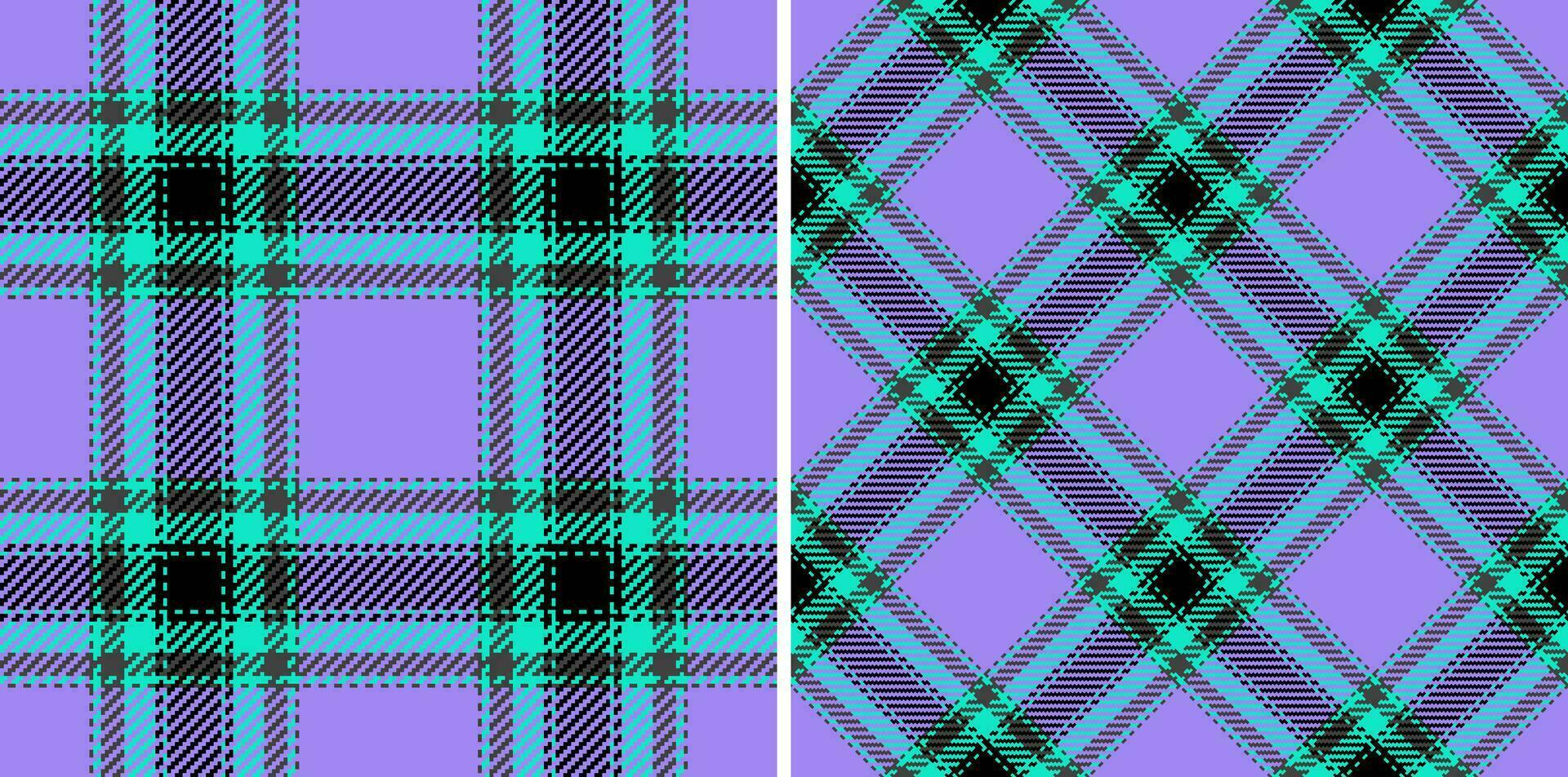 naadloos plaid Schotse ruit van achtergrond patroon vector met een textiel structuur controleren kleding stof.