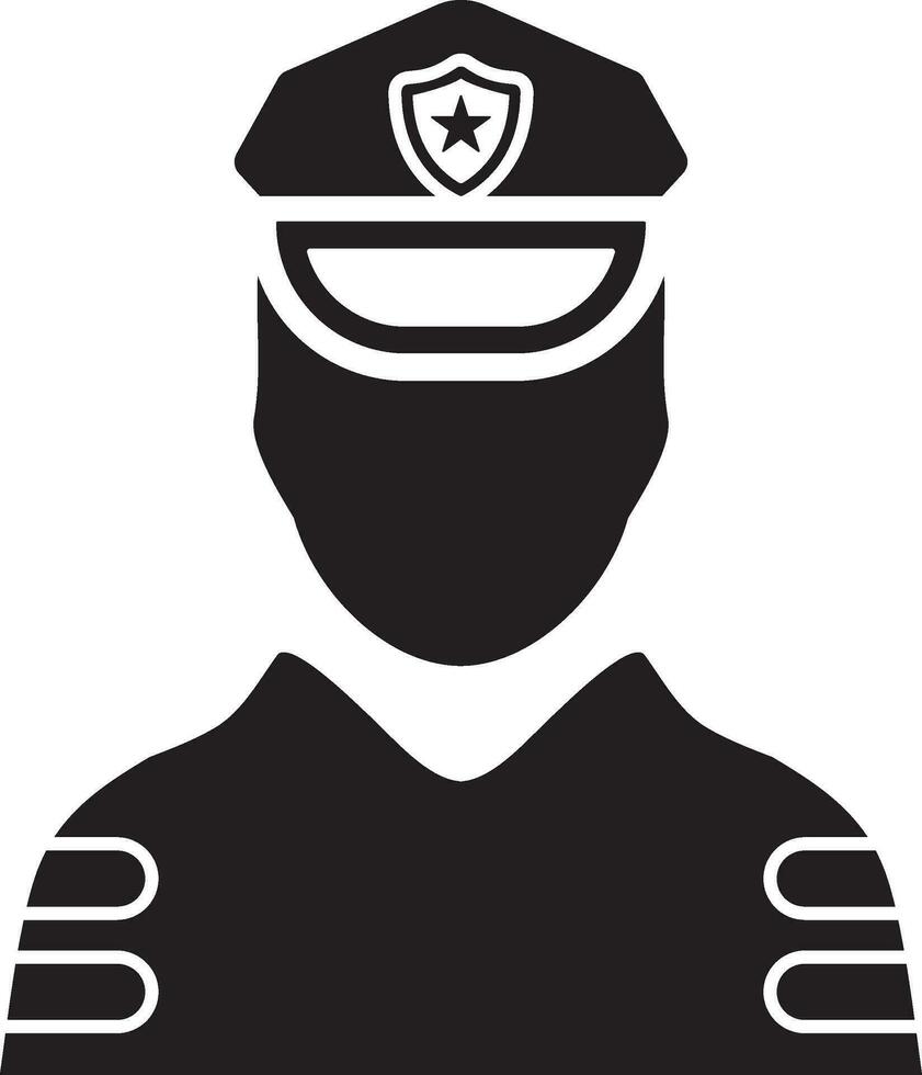 Politie Mens icoon vector