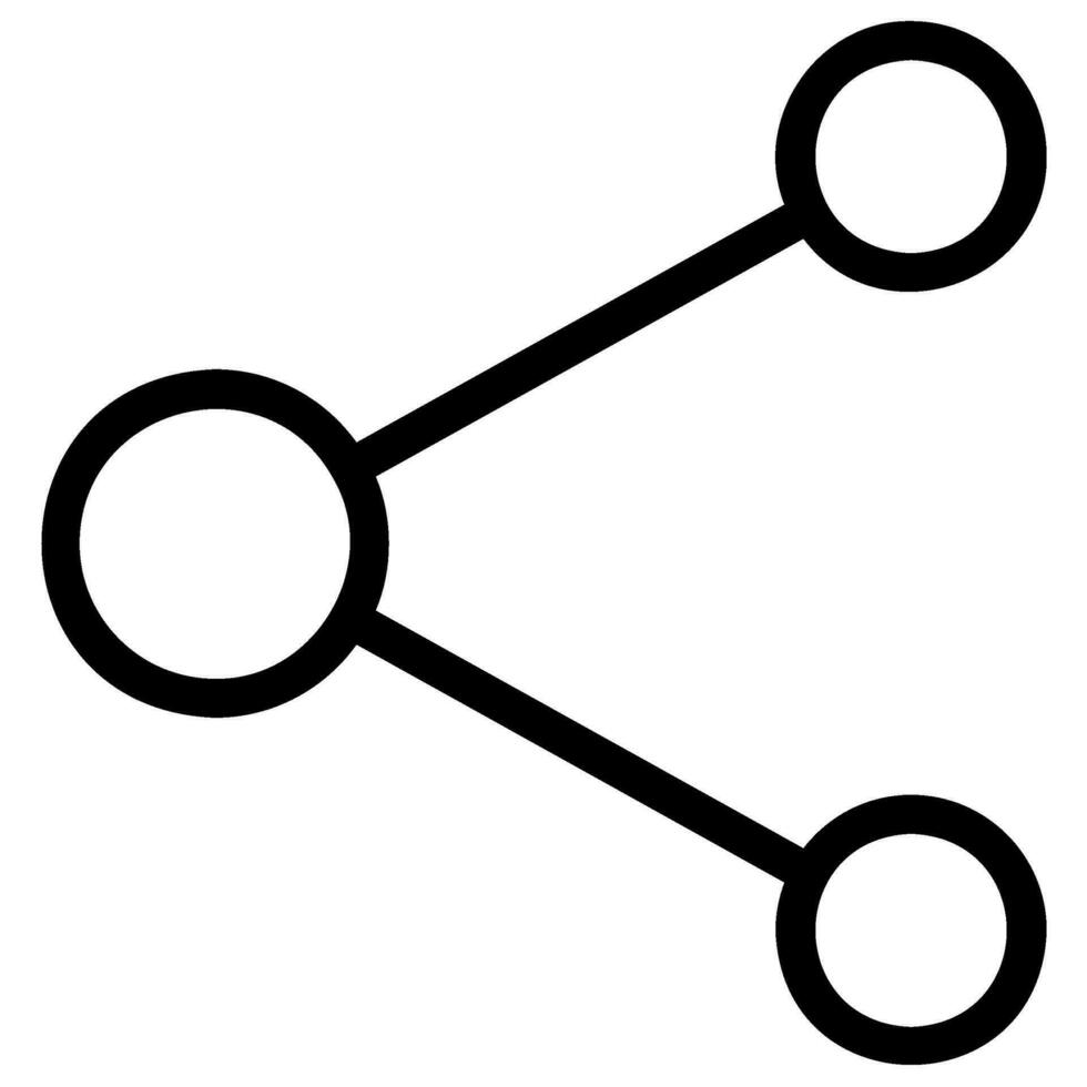 pictogram verbindingslijn vector