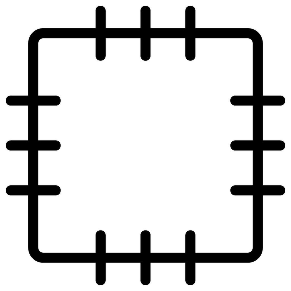 patch lijn icoon vector
