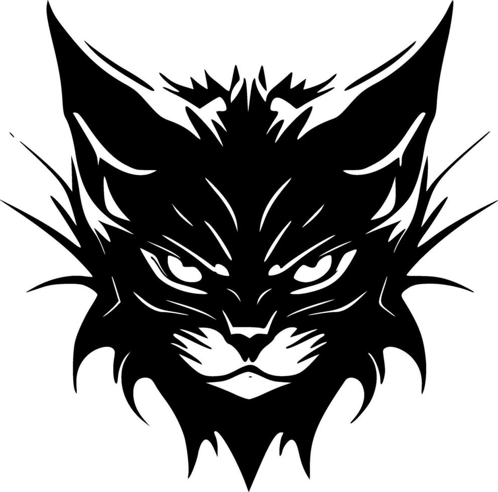 wilde kat - hoog kwaliteit vector logo - vector illustratie ideaal voor t-shirt grafisch