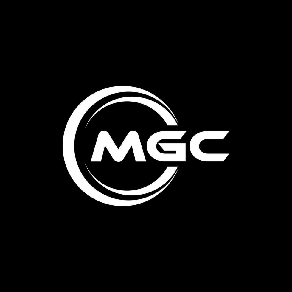 mgc logo ontwerp, inspiratie voor een uniek identiteit. modern elegantie en creatief ontwerp. watermerk uw succes met de opvallend deze logo. vector