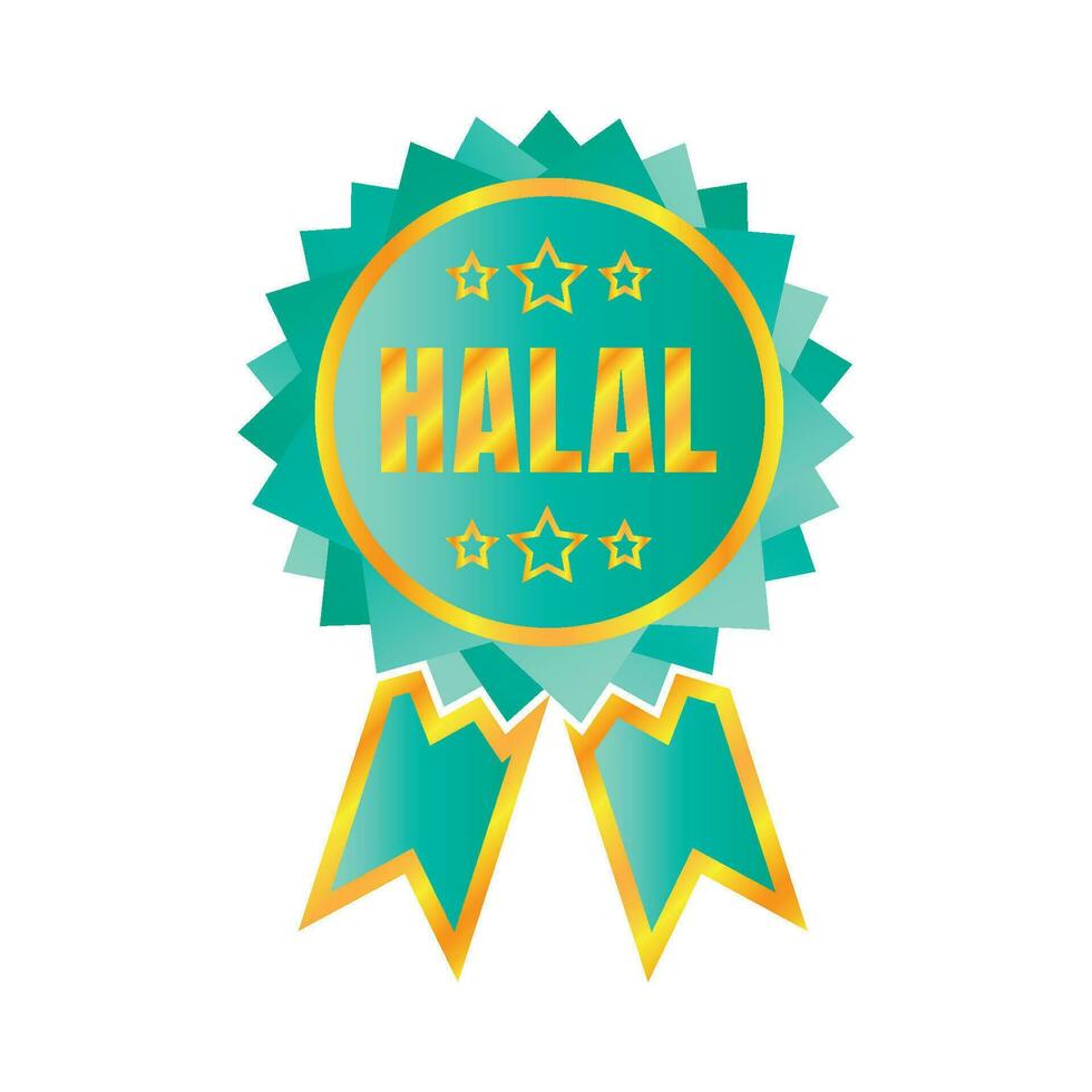 gecertificeerd halal voedsel insigne stempel, halal voedsel en drinken label, gecertificeerd halal voedsel insigne symbool vector