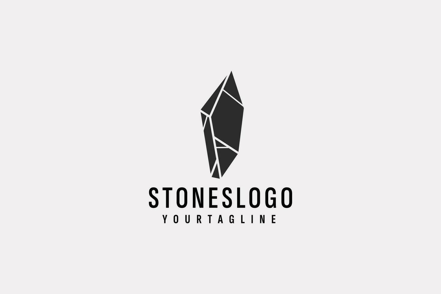 steen logo vector icoon illustratie