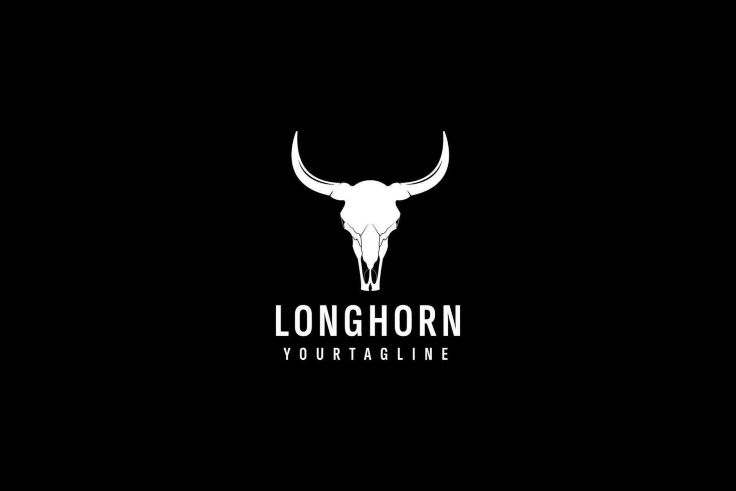 Longhorn logo vector icoon illustratie