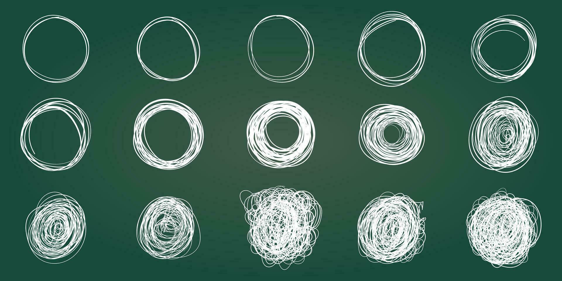 cirkel lijn schetsen icoon in hand- getrokken stijl. circulaire kattebelletje tekening vector illustratie Aan geïsoleerd achtergrond. potlood of pen bubbel teken bedrijf concept.