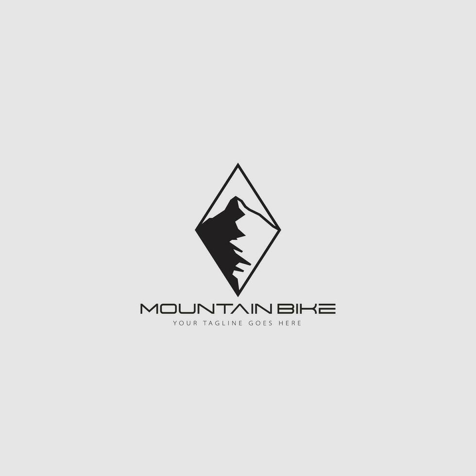 mountainbike logo vector