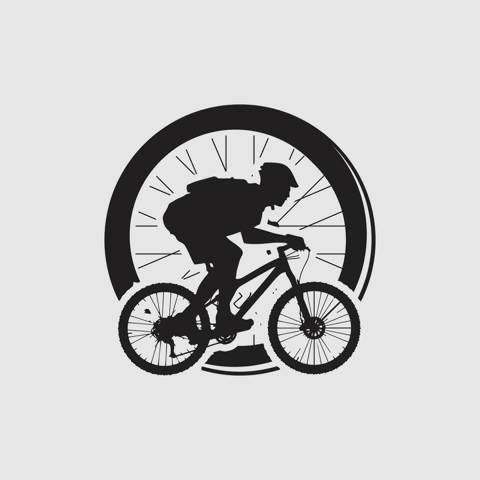 mountainbike-logo vector